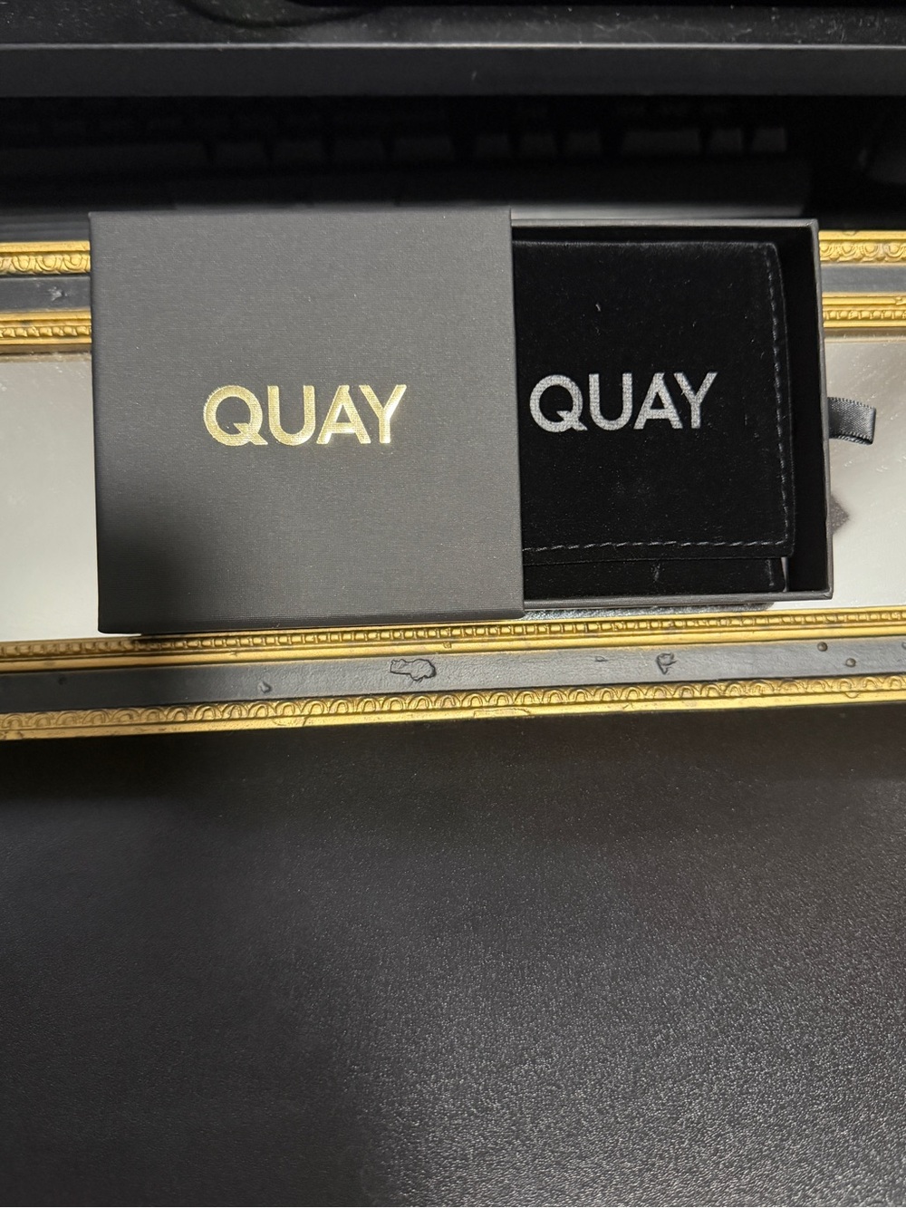 NIB Quay Australia Gold Dagger Keychain Charm - Picture 4 of 5